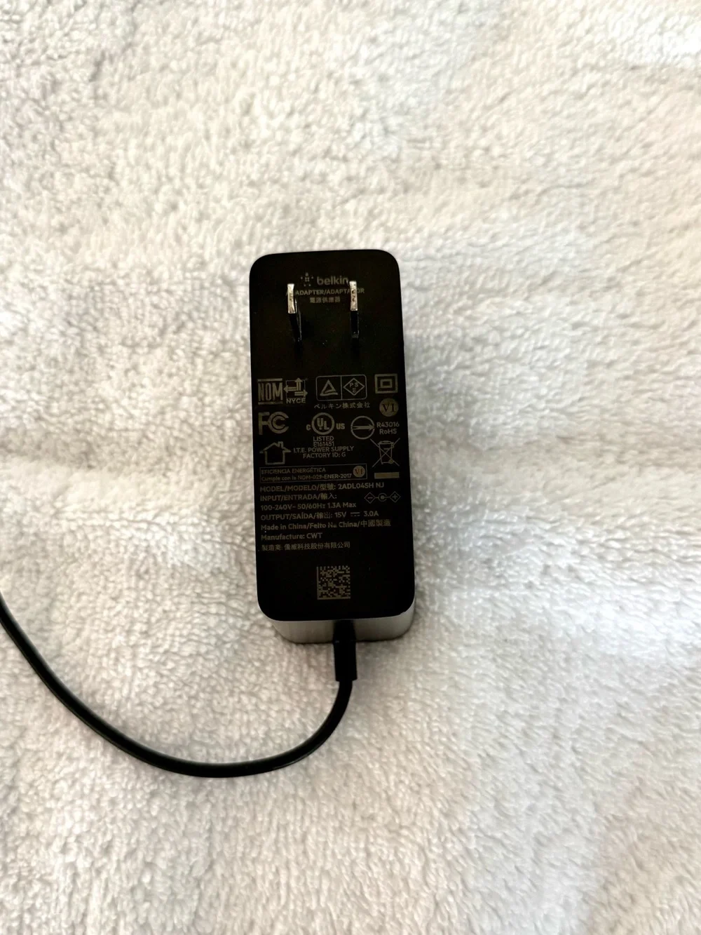 Belkin BOOST↑2-in-1 Wireless Charging Dock | iPhone + Apple Watch | Open Box